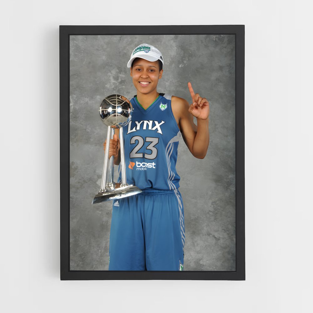 Poster Le Champion Radieux – affiche Basketball (vue 2)